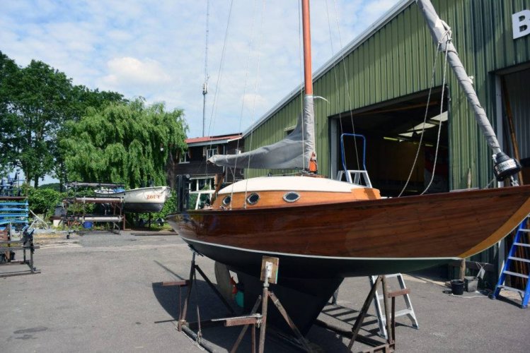 Klassieke zeilboot 7,25m