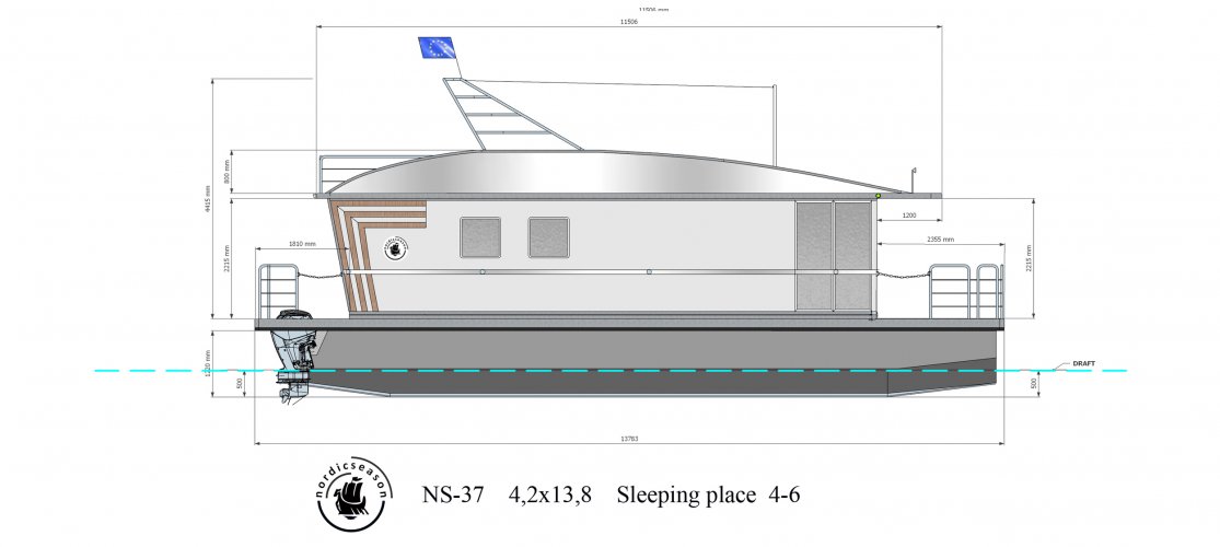 Nordic Season 47 Sea37 CE-C Special Houseboat foto: 27