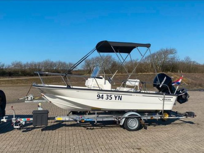 Boston Whaler 150 Montauk met trailer