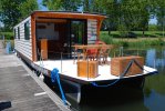 Solar Electrische Houseboat Catamaran Coche Standaard foto: 0