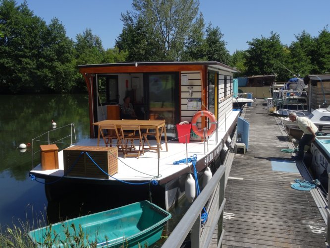 Solar Electrische Houseboat Catamaran Coche Standaard