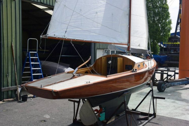 Klassieke zeilboot 7,25m