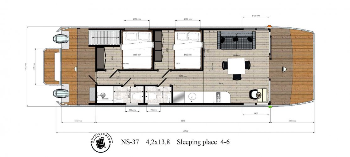 Nordic Season 47 Sea37 CE-C Special Houseboat foto: 25