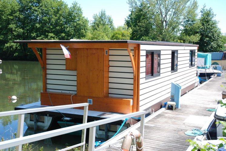 Solar Electrische Houseboat Catamaran Coche Standaard