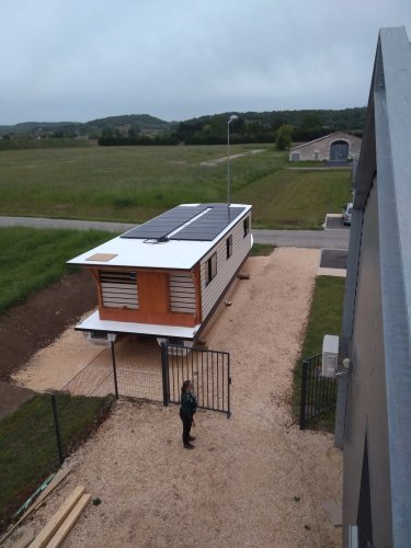 Solar Electrische Houseboat Catamaran Coche Standaard foto: 13