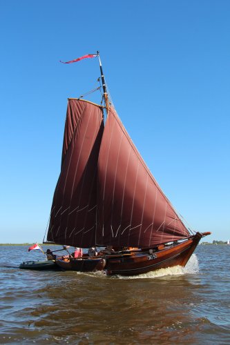 Visserman Pluut Platbodem ( In Nieuwstaat! ) hoofdfoto: 1